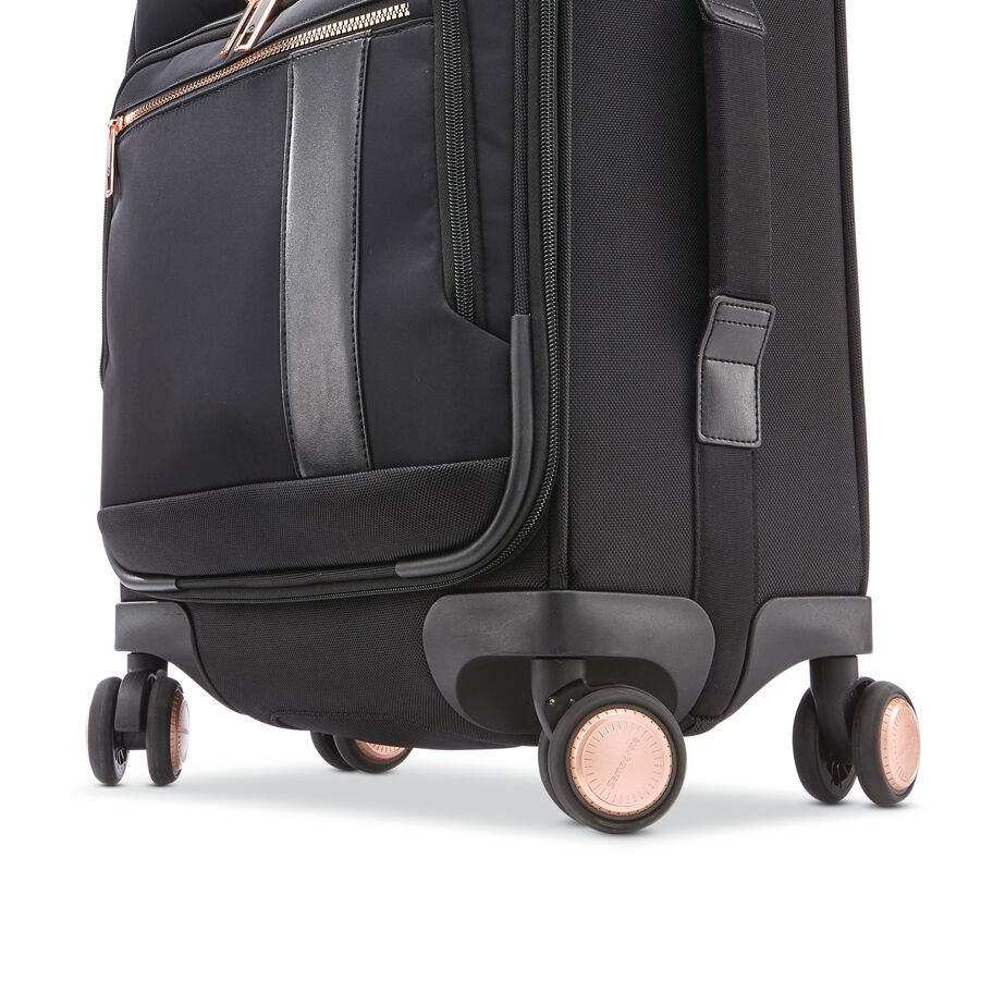 NuRoad Ladies Carry-On Spinner in the color Black/Rose Gold. image number 9