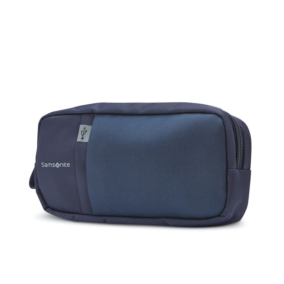 NuRoad Carry-On Spinner in the color Navy/Gunmetal. image number 4