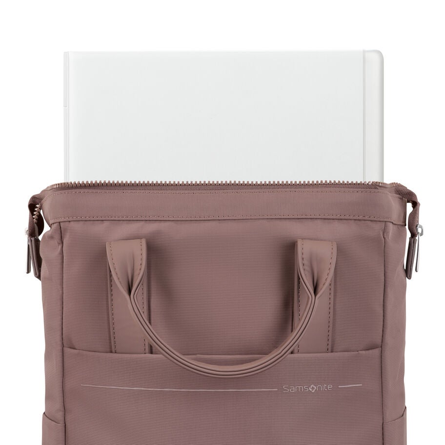 Better Than Basic Convertible Backpack in the color Chocolate Mauve. image number 3