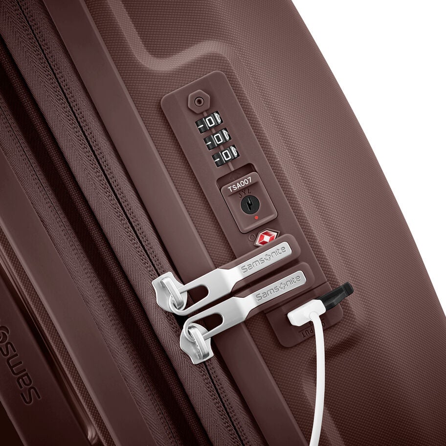 Outline Pro Carry-On Spinner in the color Chocolate Mauve. image number 4