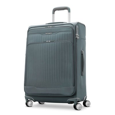 Silhouette 18 Softside Medium Spinner in the color Slate Blue.
