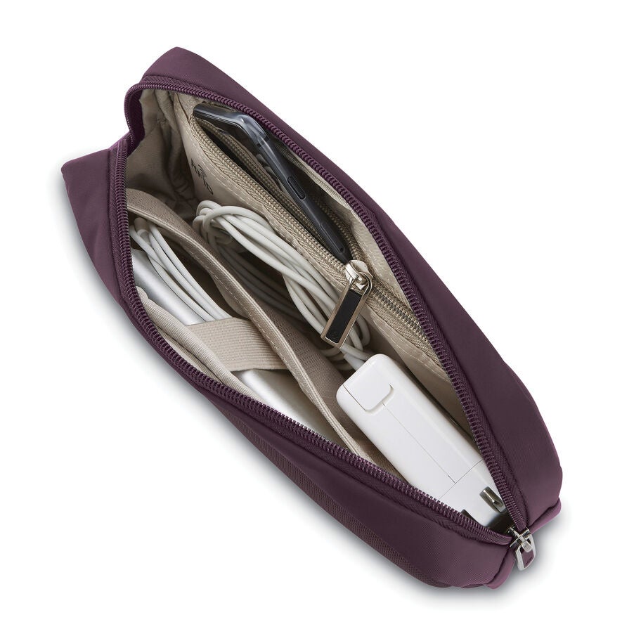 NuRoad Ladies 14.1" Backpack in the color Plum. image number 3