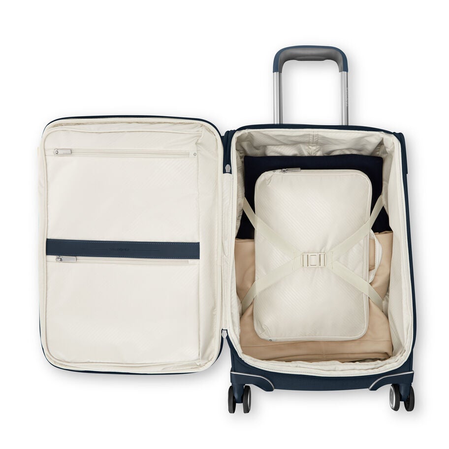 Silhouette 18 Softside Carry-On Spinner in the color Deep Navy. image number 1