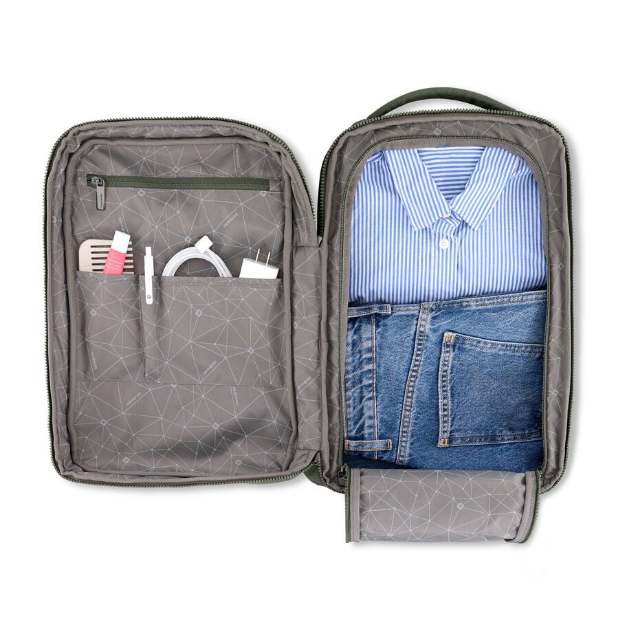 Better Than Basic Travel Backpack in the color Olive. image number 1