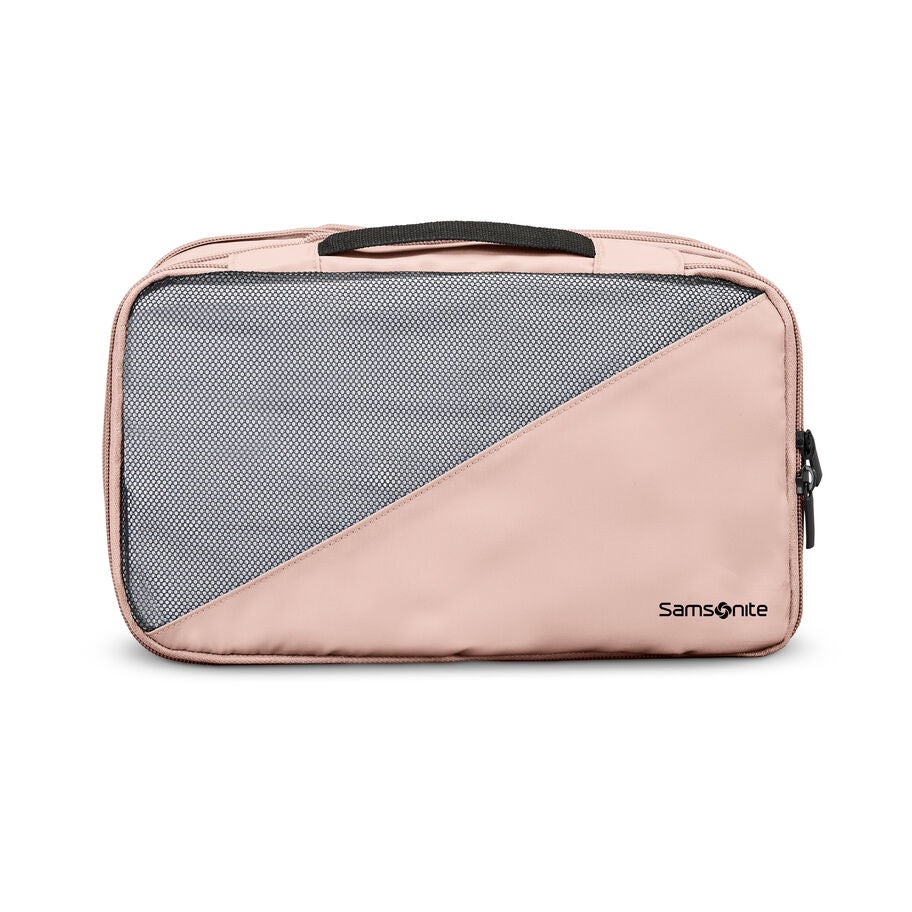 3 Piece Compression Packing Cubes in the color Dusty Rose. image number 4