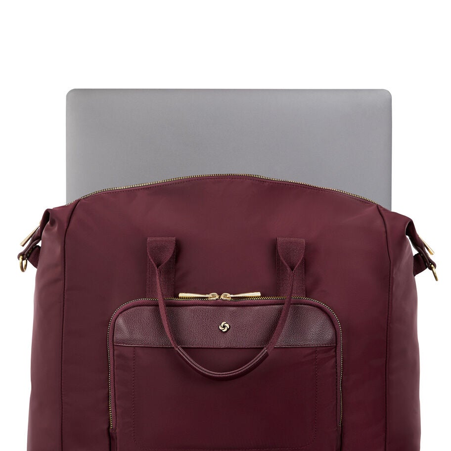 Mobile Solution 2 Duffel in the color Merlot. image number 2