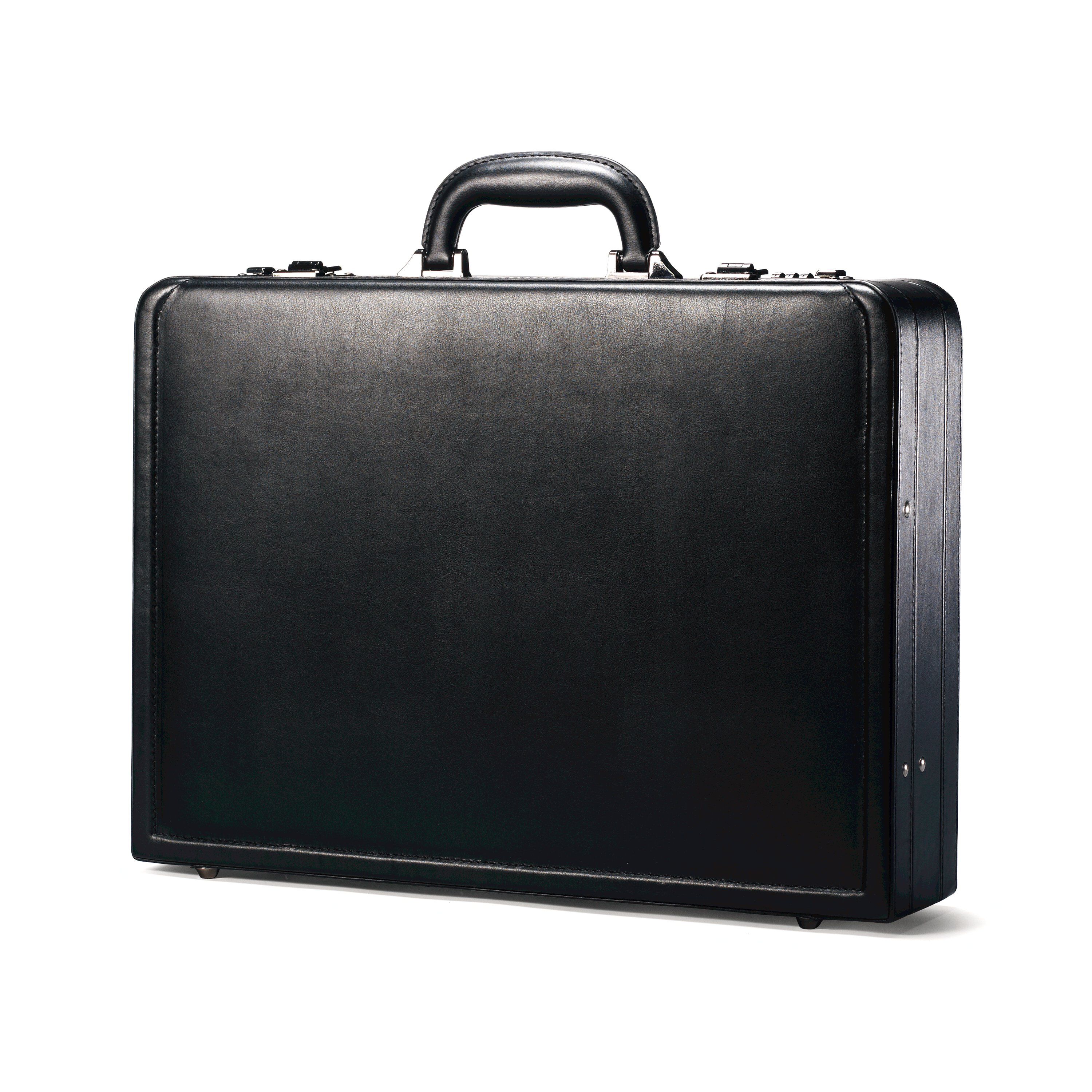 Expandable leather attache briefcase outlet