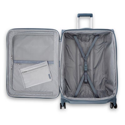 UpLIFT Softside Carry-On Spinner in the color Elemental Blue.
