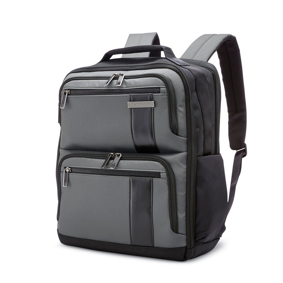 NuRoad 15.6" Backpack in the color Grey/Black. image number 0