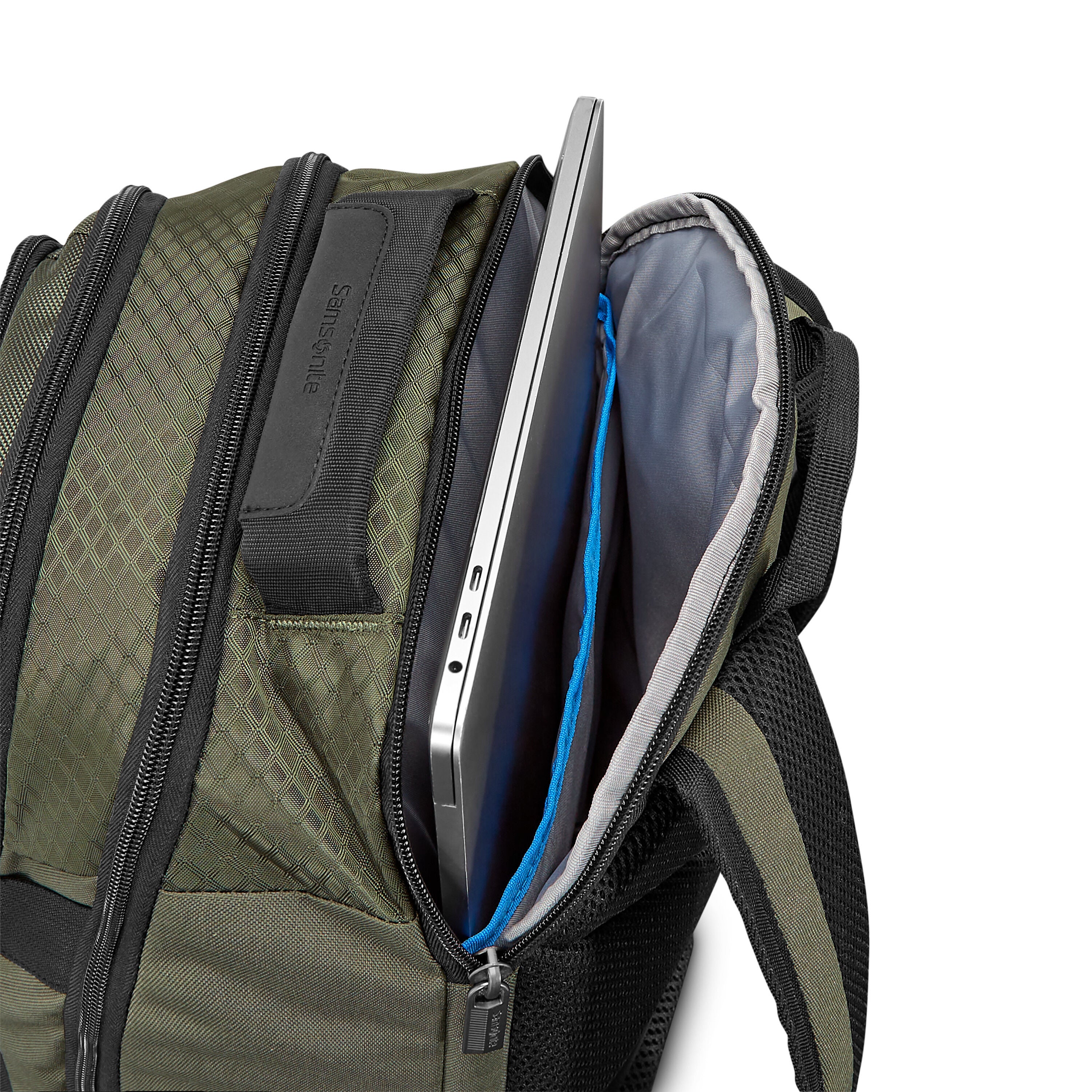 Samsonite green hot sale backpack