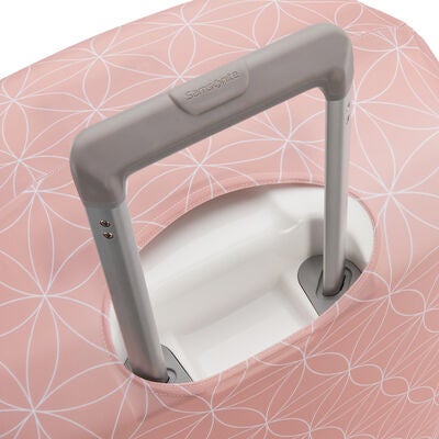 Printed Luggage Cover - XL in the color Dusty Rose.