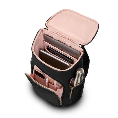 Mobile Solution 2 Deluxe Backpack in the color Black.