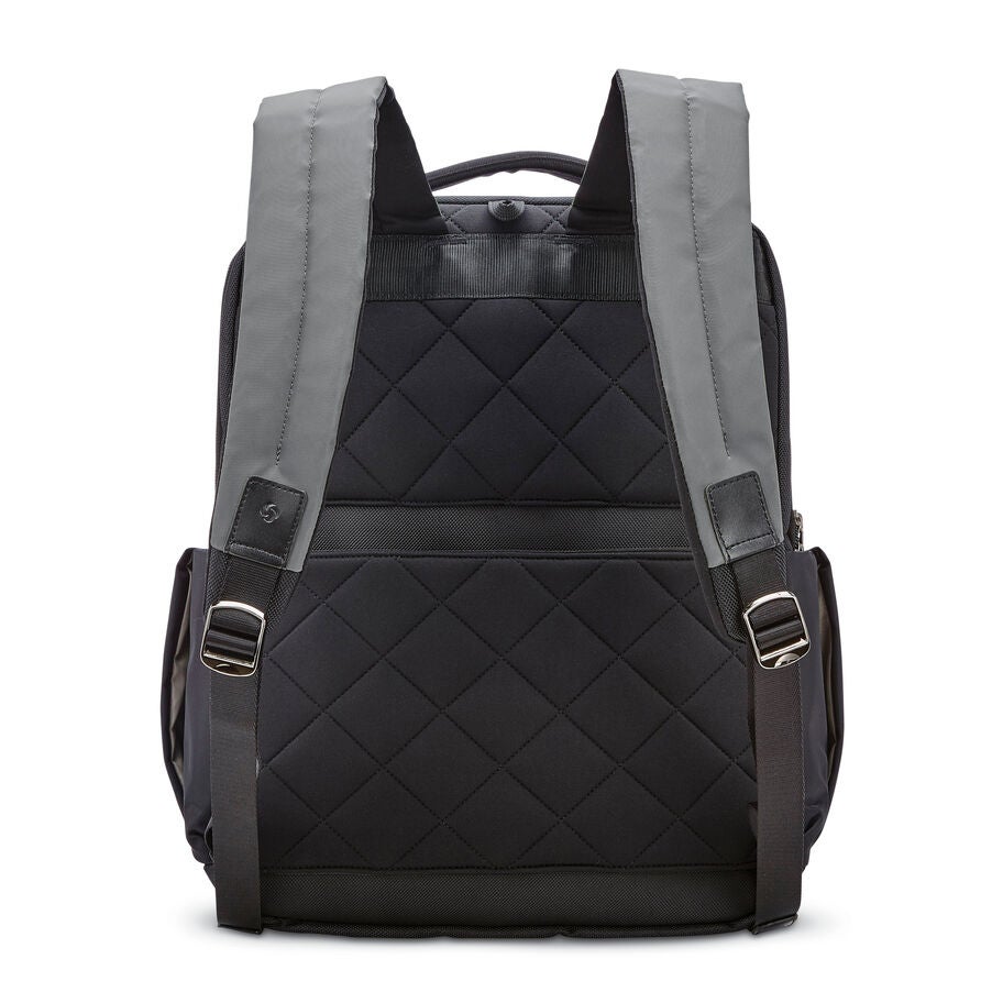 NuRoad 15.6" Backpack in the color Grey/Black. image number 5