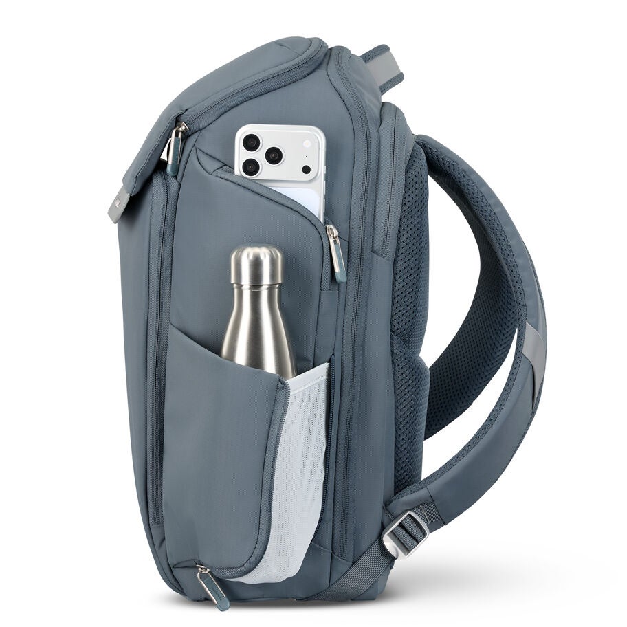 Valt Tech Backpack in the color Slate Blue. image number 6