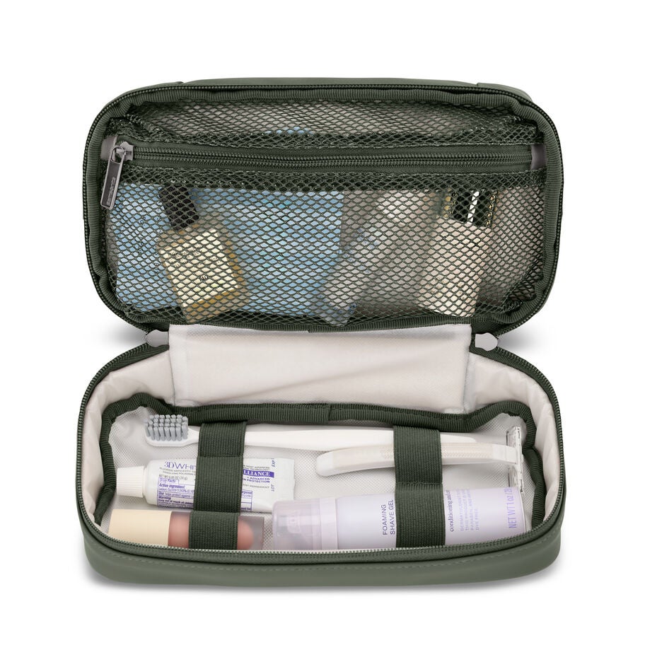 Better Than Basic Toiletry Kit in the color OLIVE. image number 2
