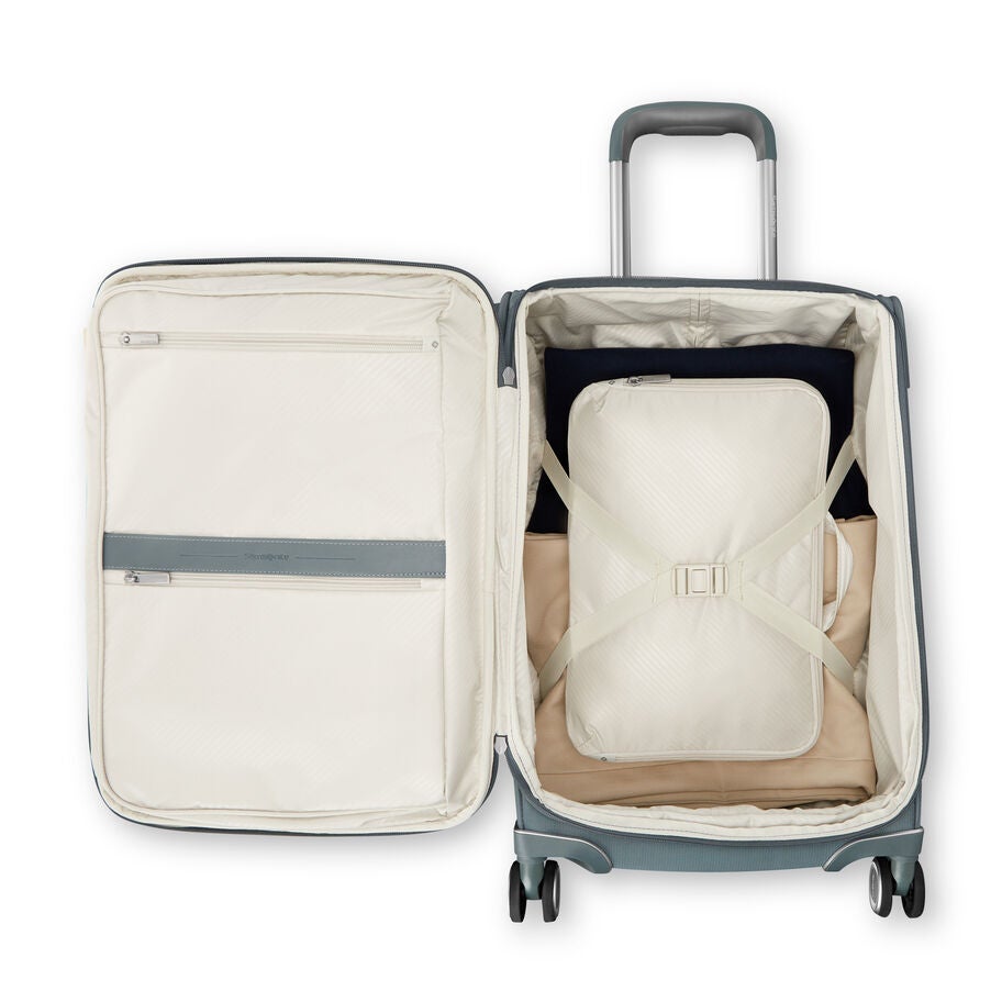 Silhouette 18 Softside Carry-On Spinner in the color Slate Blue. image number 1