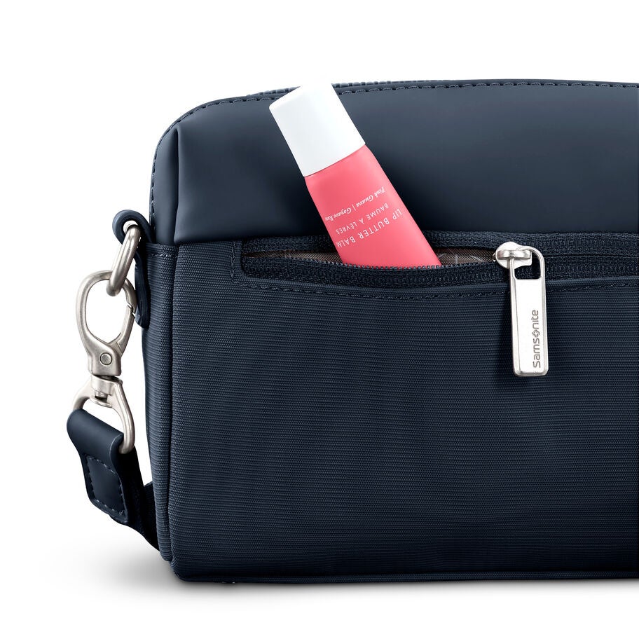 Better Than Basic RFID Crossbody in the color Midnight Blue. image number 2