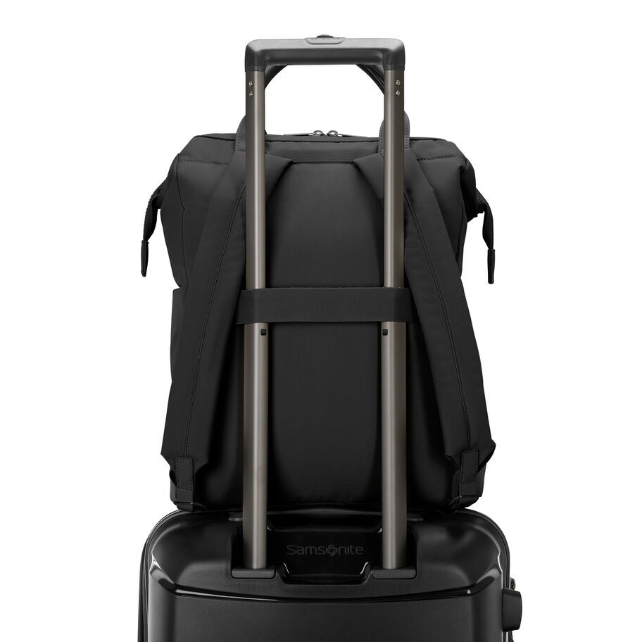 Better Than Basic Convertible Backpack in the color Black. image number 6