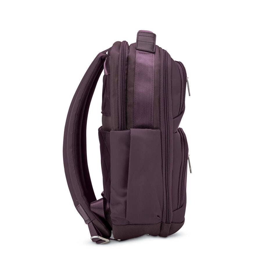 NuRoad Ladies 14.1" Backpack in the color Plum. image number 4