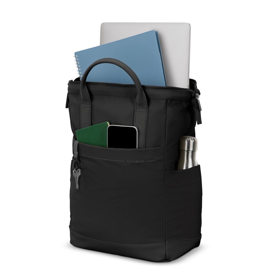 Better Than Basic Convertible Backpack in the color Black. image number 1