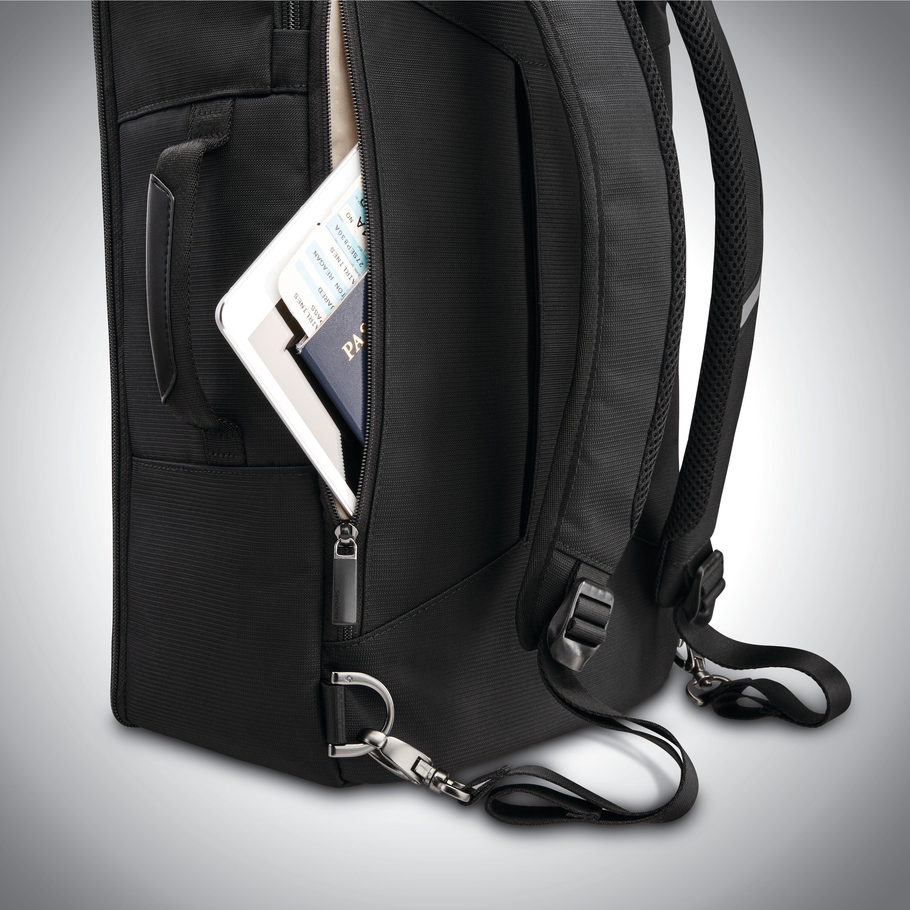 Samsonite backpack top zipper repair