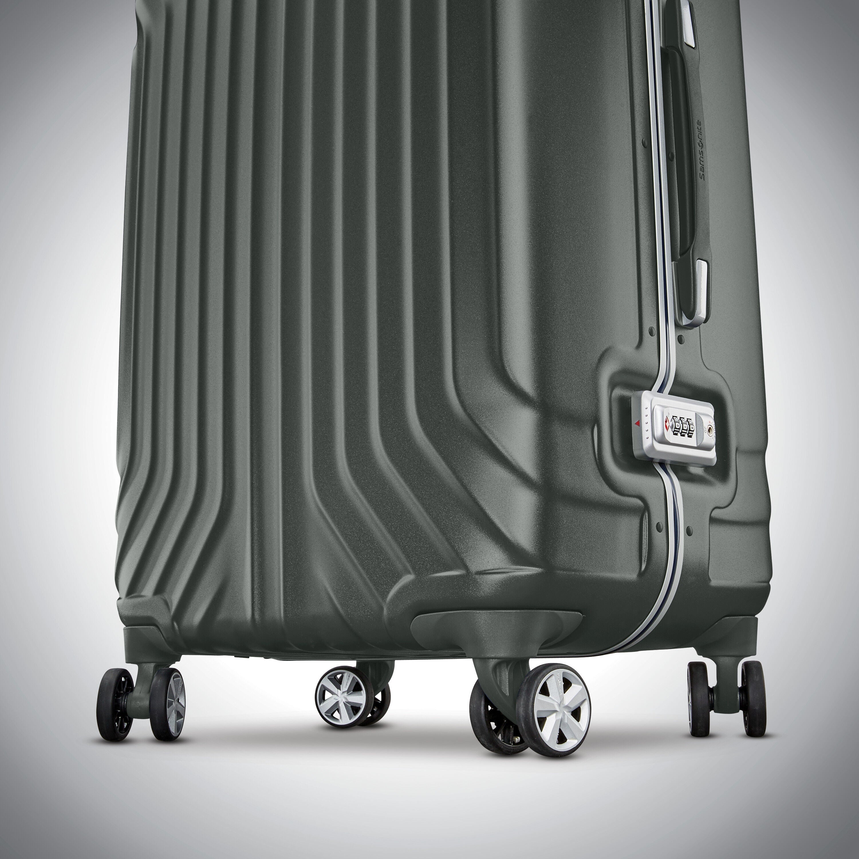 TruFrame CarryOn Spinner Zipperless Luggage Samsonite