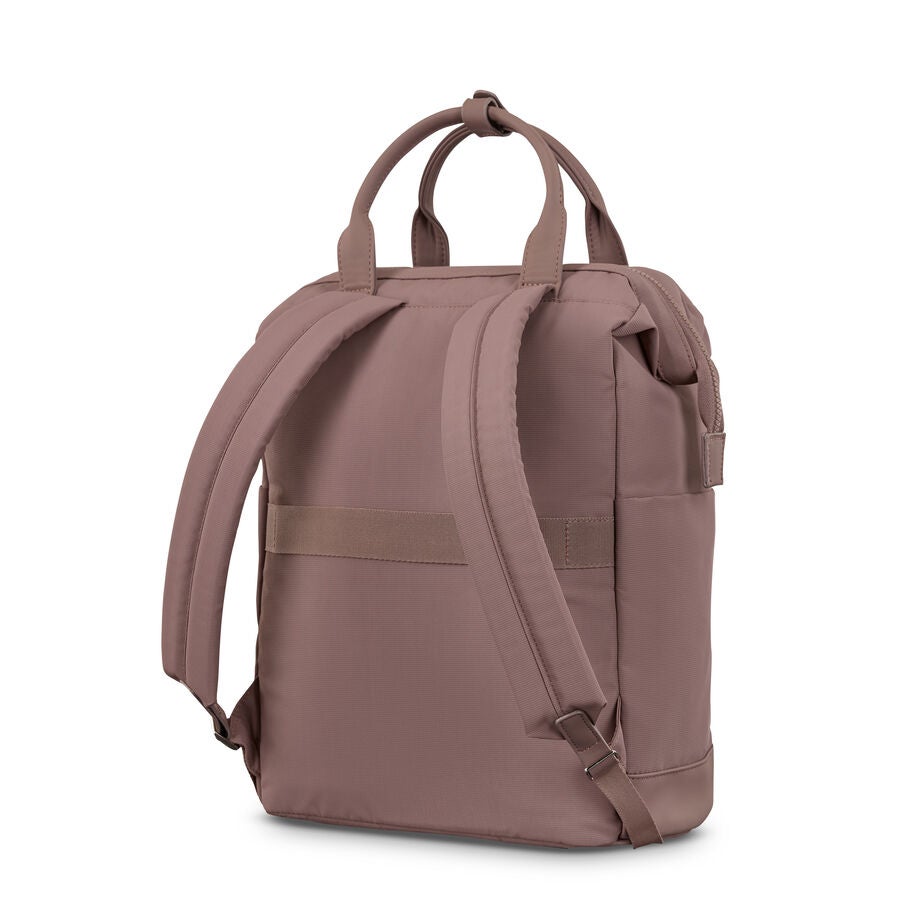Better Than Basic Convertible Backpack in the color Chocolate Mauve. image number 6
