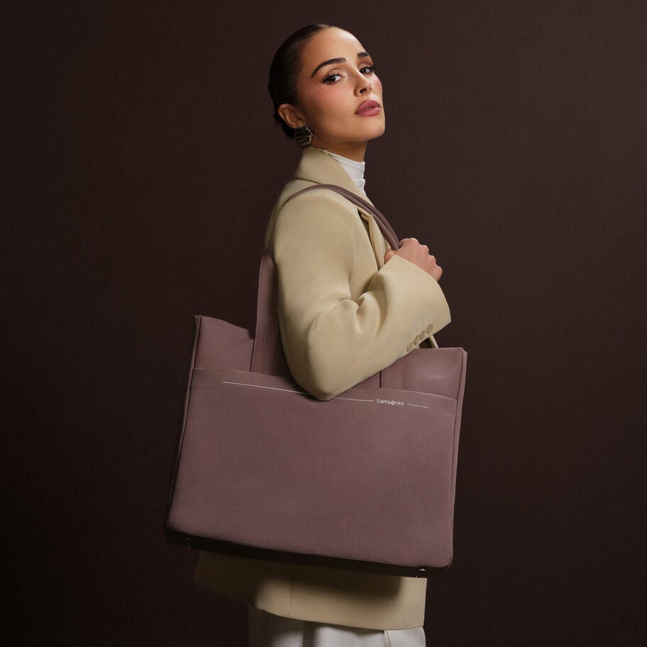 Better Than Basic Tote in the color Chocolate Mauve. image number 1