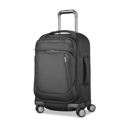 Theorym Softside Global Carry-On Spinner in the color Black.
