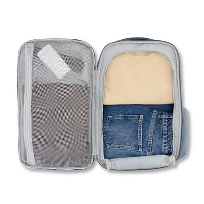Axxis Travel Backpack in the color Slate Blue.