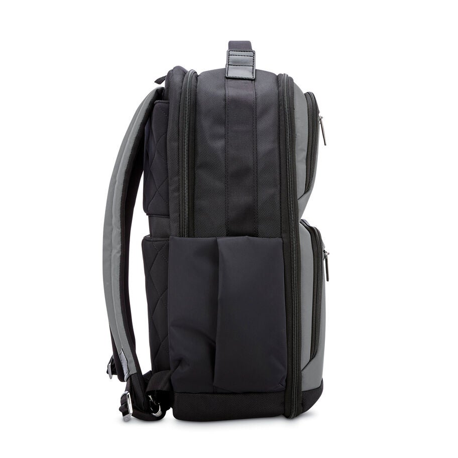 NuRoad 17.3" Convertible Backpack in the color Grey/Black. image number 6