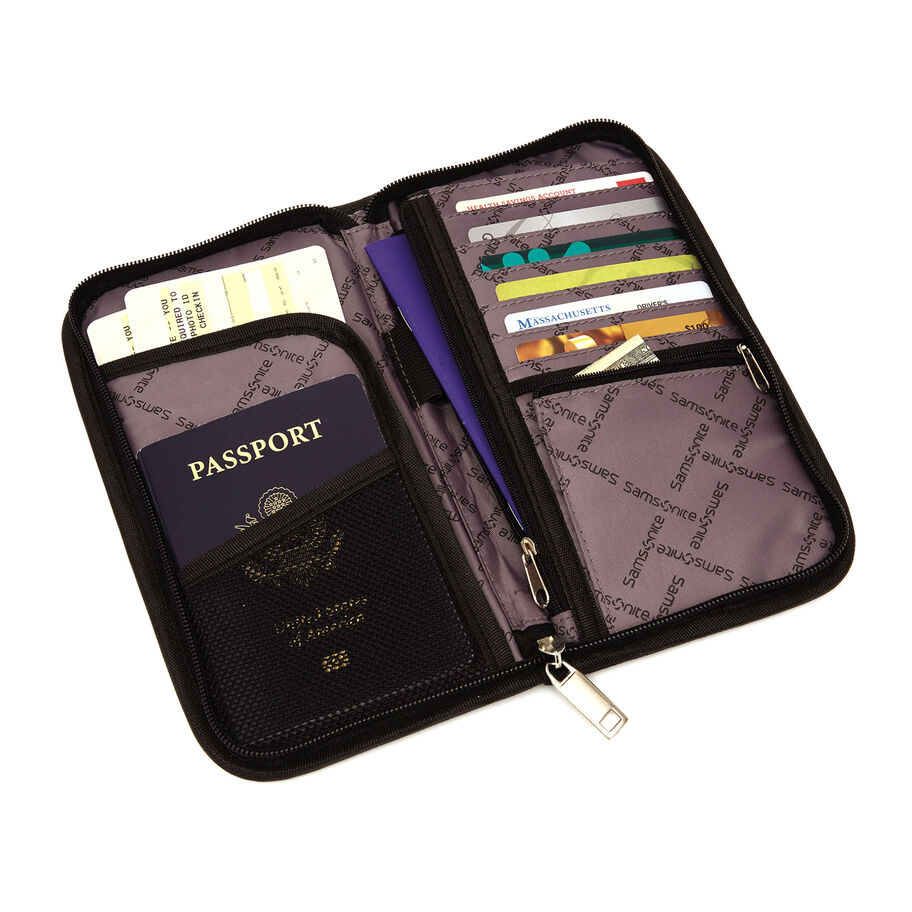 Samsonite RFID Zip Close Travel Wallet