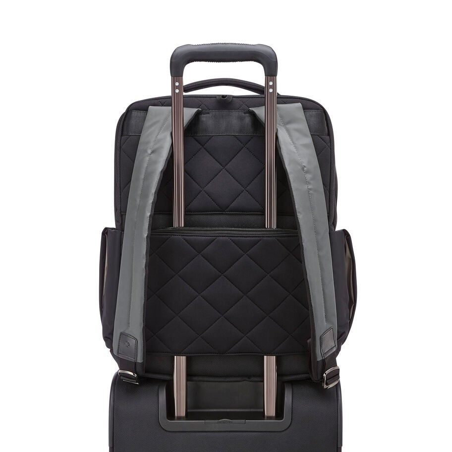 NuRoad 15.6" Backpack in the color Grey/Black. image number 6