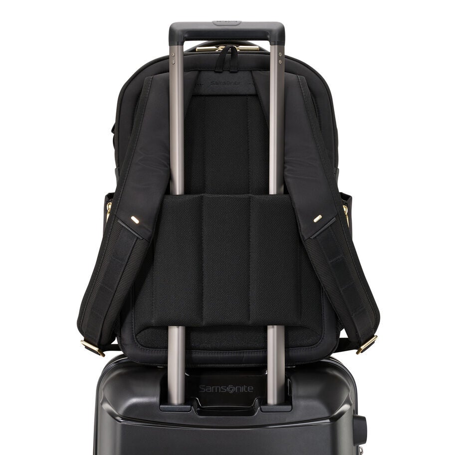 Nuroad DLX Standard Backpack in the color Black/Gold. image number 6