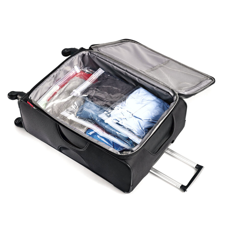 Zipper Document Storage Bag Large Clothes Luggage Compression Lock