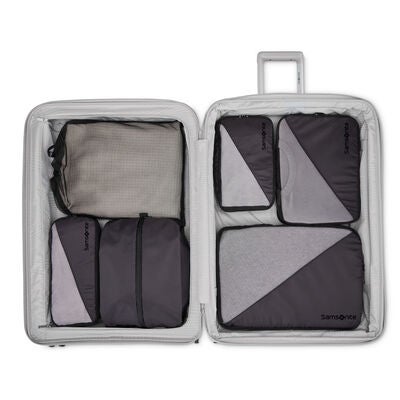 6 Piece Compression Packing Cubes in the color Black.