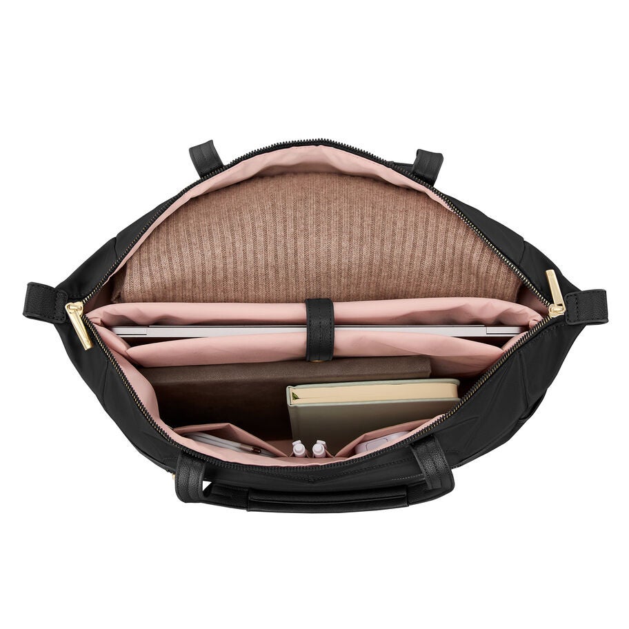 Mobile Solution 2 Tote in the color Black. image number 1