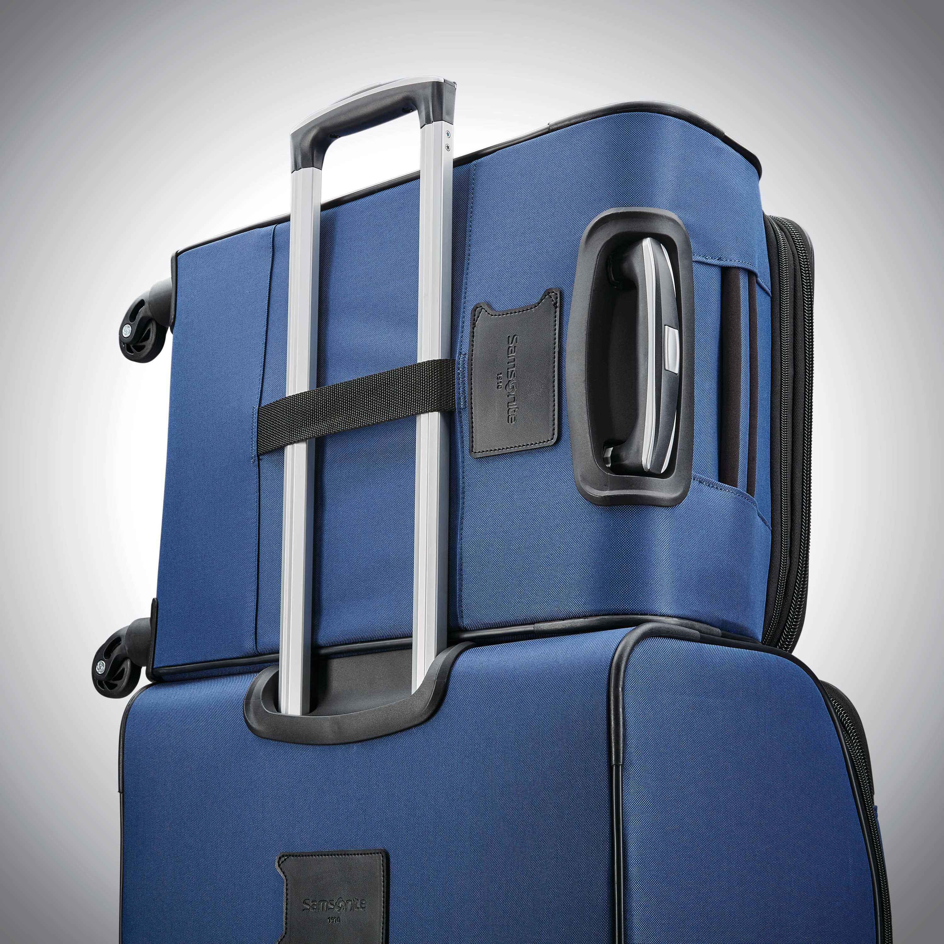 Samsonite stackit plus 2 piece stackable 1680d luggage set shop