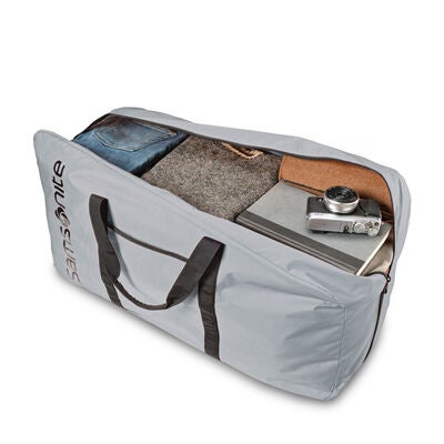 Foldable Tote-A-Ton Duffel in the color Light Grey.