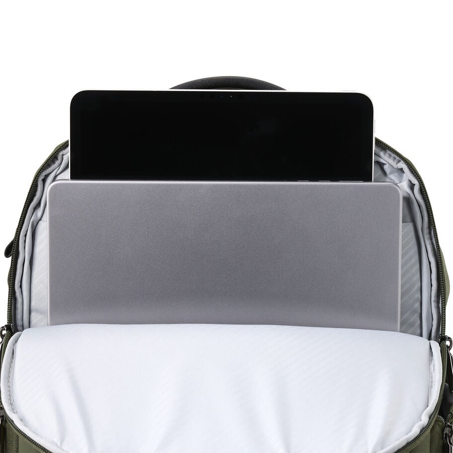 Nuroad DLX Standard Backpack in the color Olive. image number 3