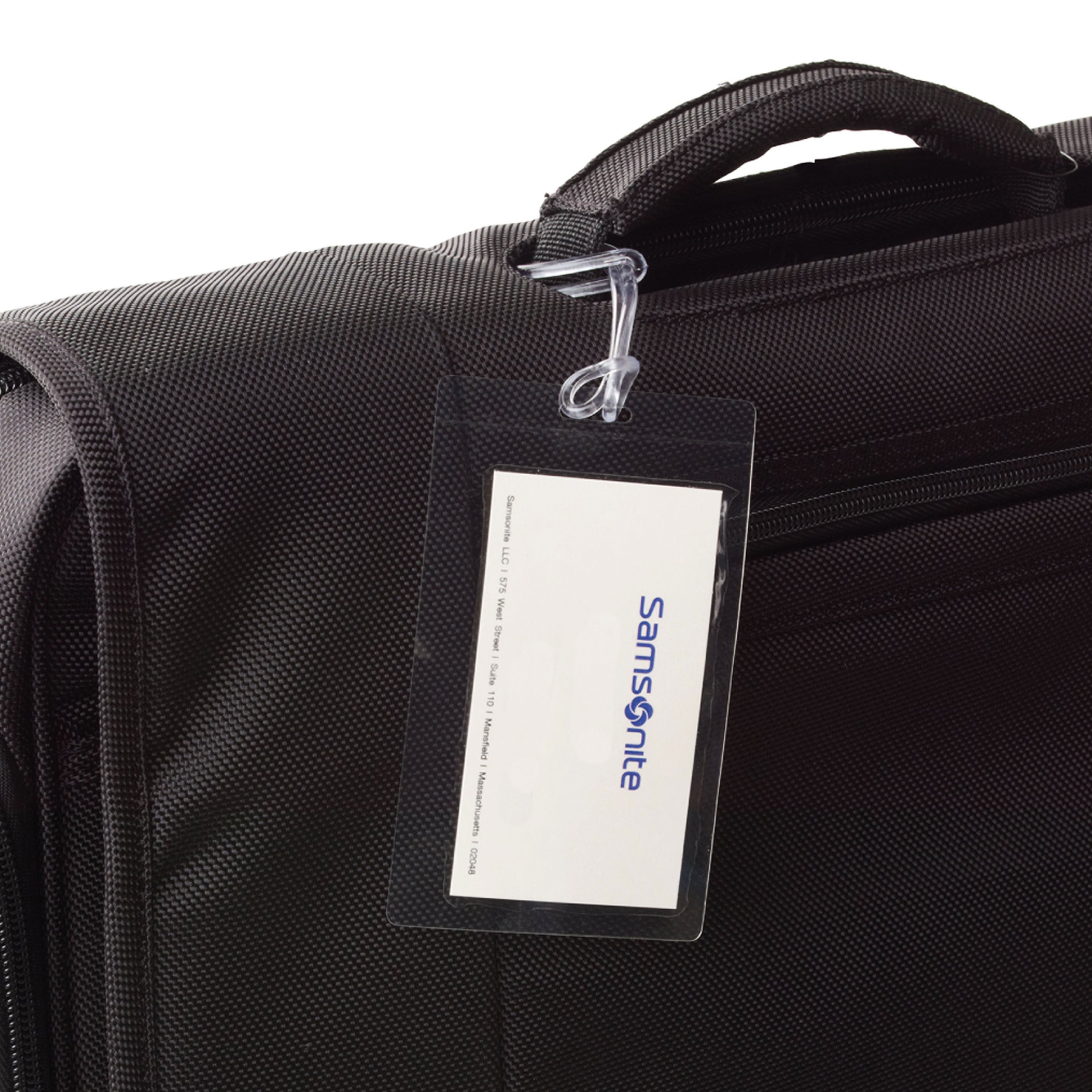 Self Laminating Luggage Tags (3 Pack) Plastic Luggage ID Tags Samsonite