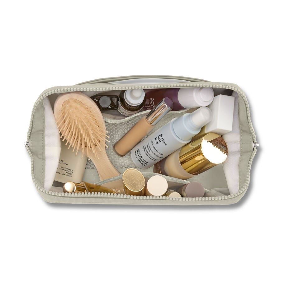 Better Than Basic Toiletry Kit in the color LIMESTONE GREY. image number 1