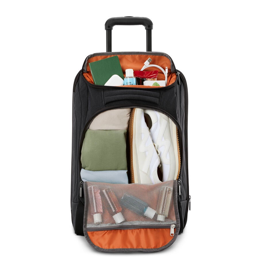 Mother Lode Large Wheeled Duffel in the color Brushed Indigo. image number 2