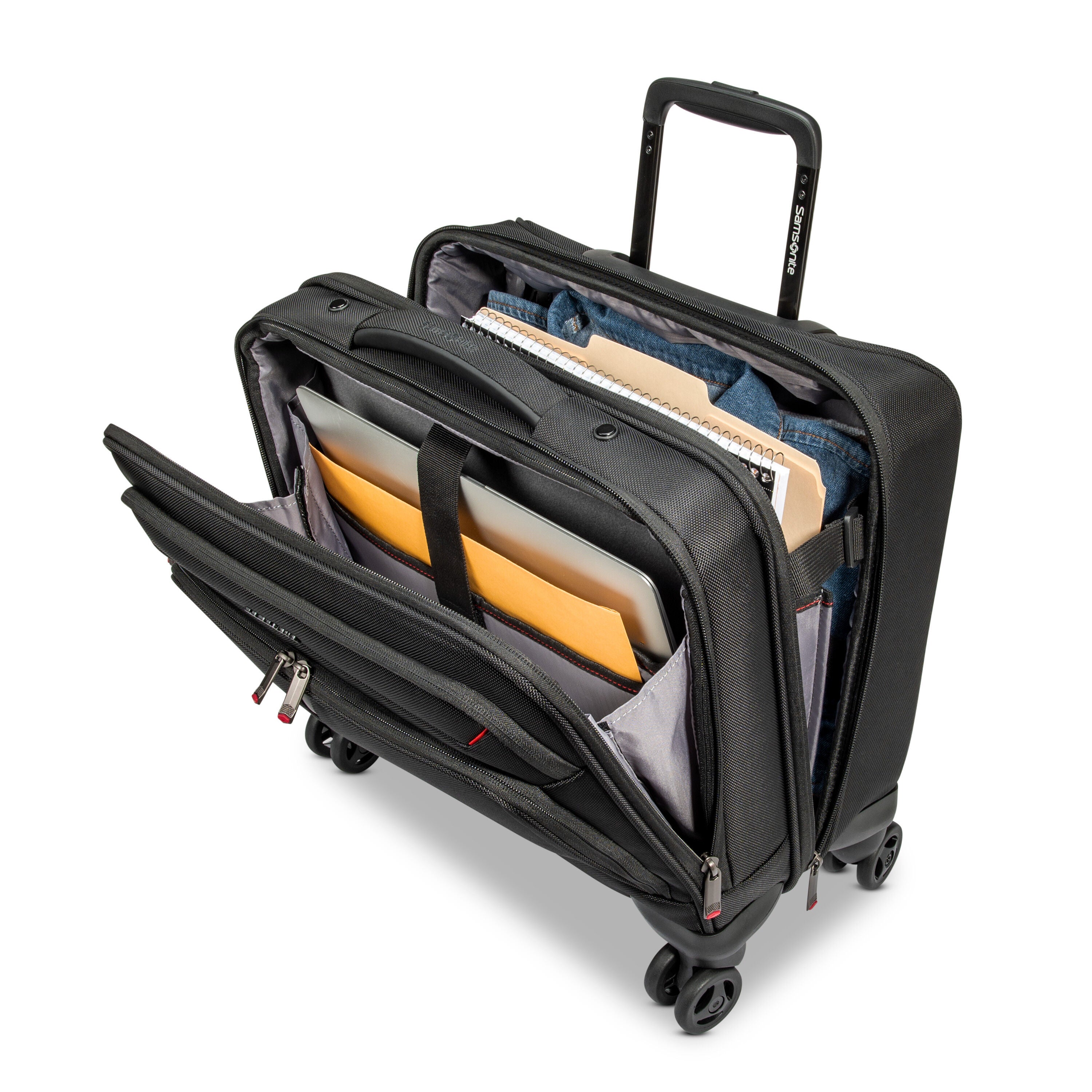 Samsonite spinner laptop bag online