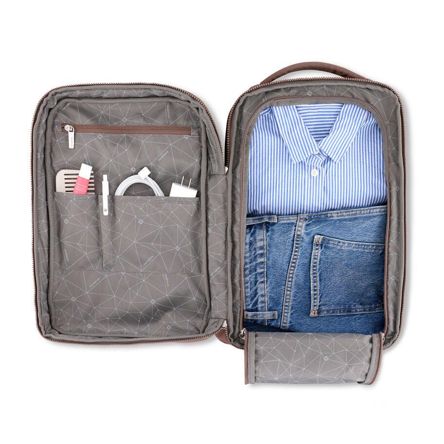 Better Than Basic Travel Backpack in the color Chocolate Mauve. image number 1