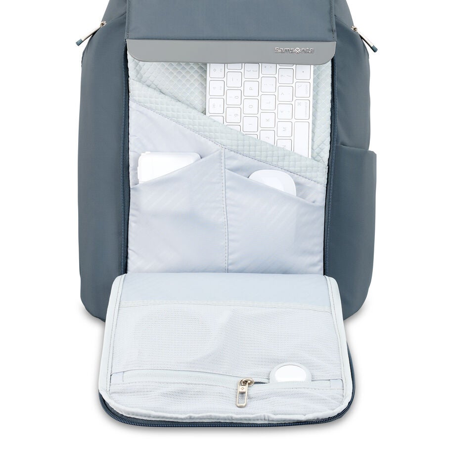 Valt Tech Backpack in the color Slate Blue. image number 3