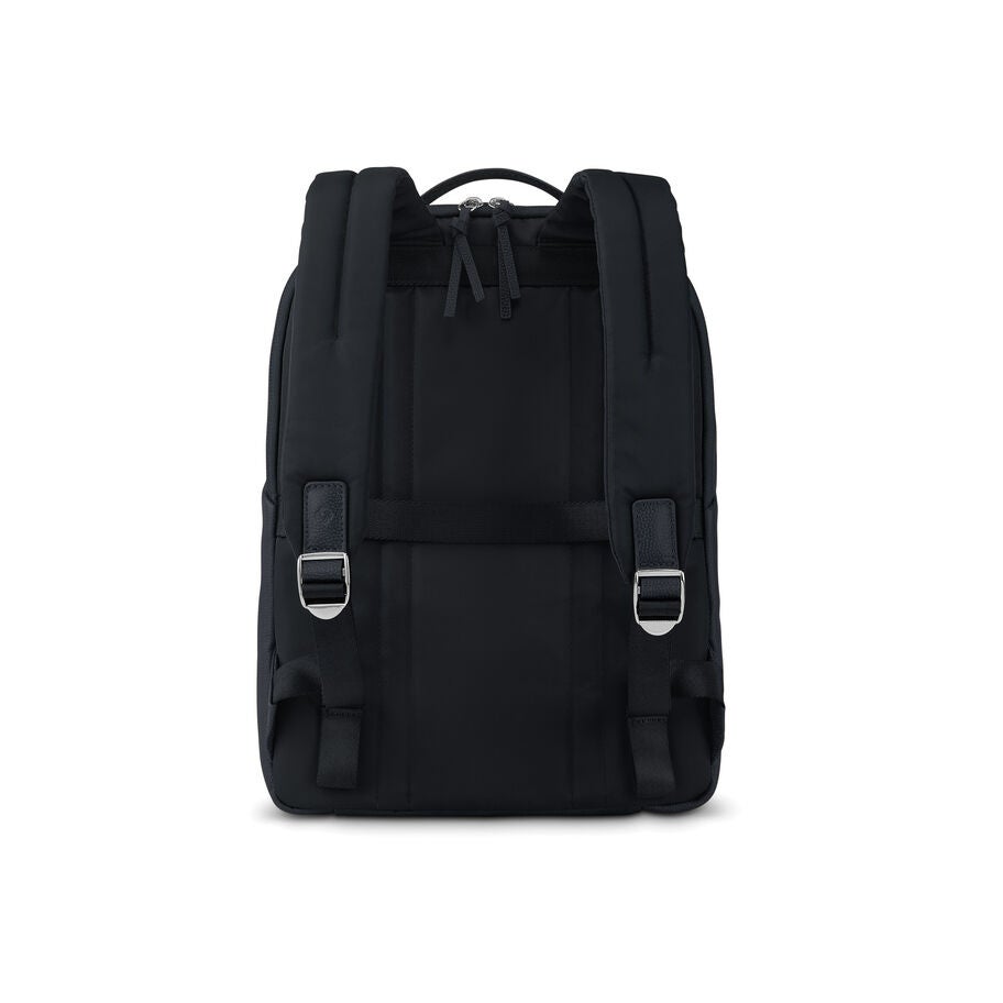 Women's Everyday Leather Backpack in the color Navy. image number 8