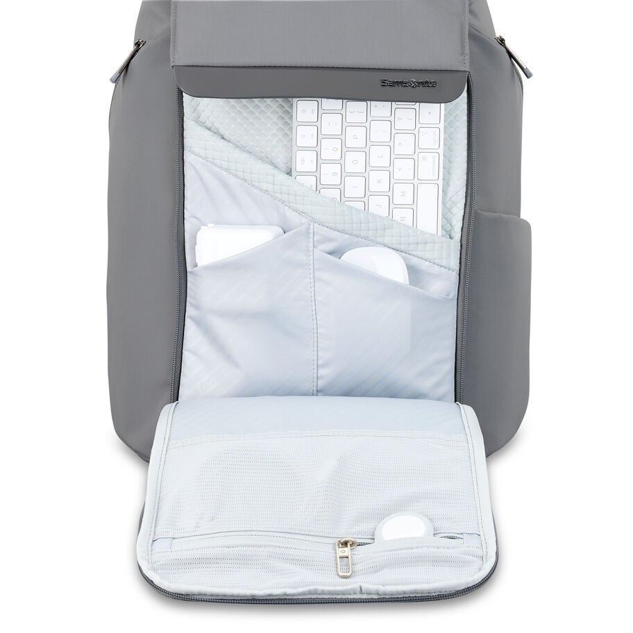 Valt Tech Backpack in the color Mineral Grey. image number 3