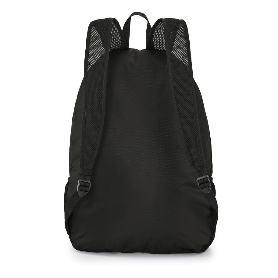 Foldaway Backpack in the color Black. image number 4