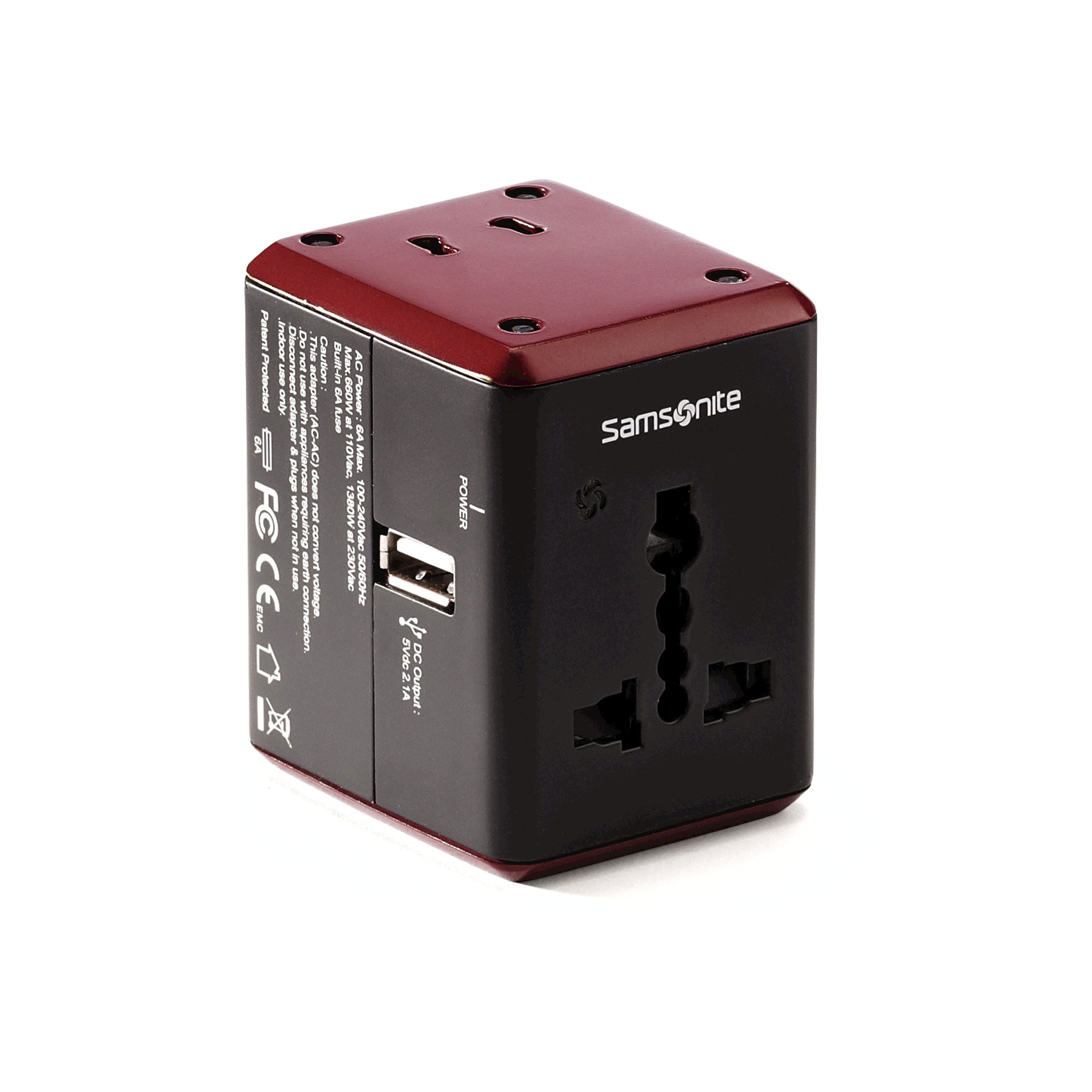 Samsonite worldwide power adapter discount